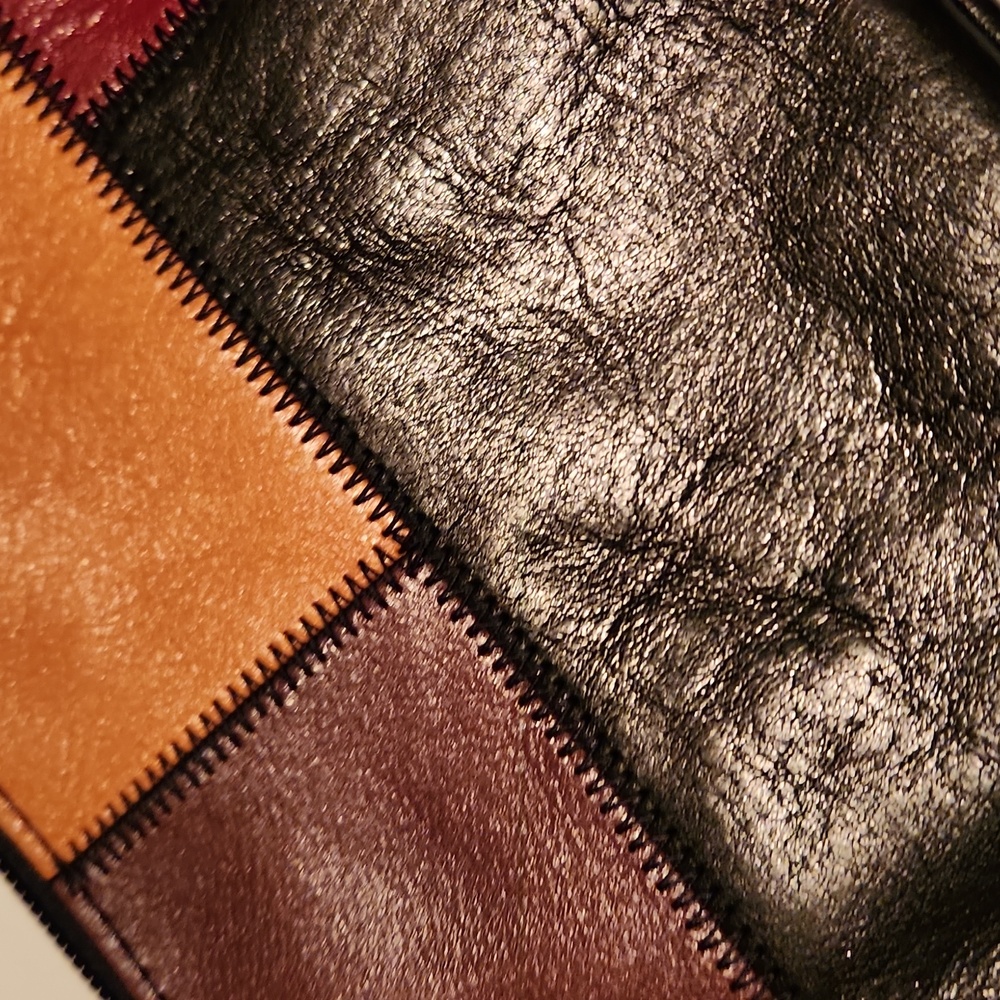 Wilson Leather Patchwork Leather Lage Wristlet/Cl… - image 7